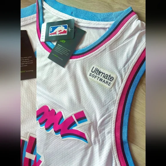 Official NBA Nike Miami Heat "Vice City" Collection Jersey - Herro#14 - Picture 5 of 6